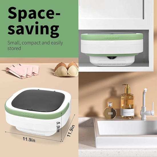 Portable Mini Washer & Dryer