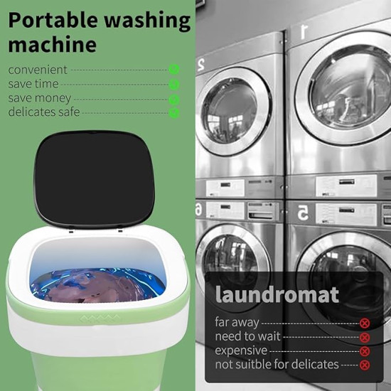 Portable Mini Washer & Dryer
