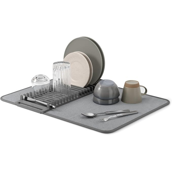 Drying Rack and Microfiber Dish Mat Drying Rack and Microfiber Dish Mat