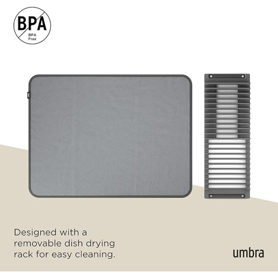 Drying Rack and Microfiber Dish Mat Drying Rack and Microfiber Dish Mat