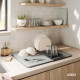 Drying Rack and Microfiber Dish Mat Drying Rack and Microfiber Dish Mat