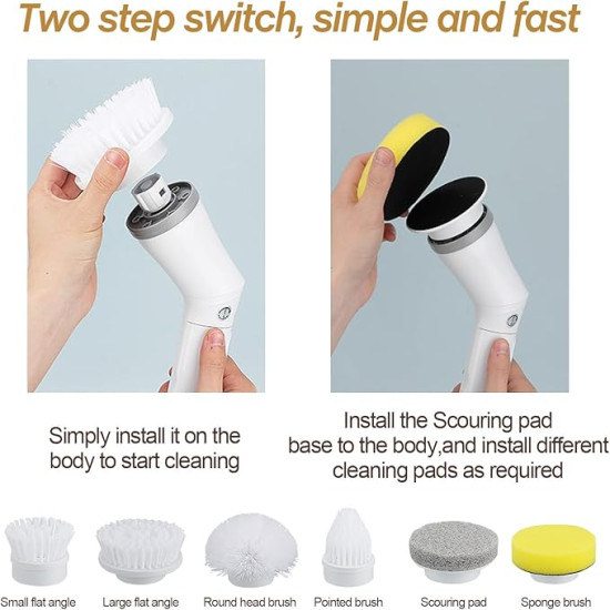 Tornado Electric Cleaning Scrubbing Brush Tornado Electric Cleaning Scrubbing Brush