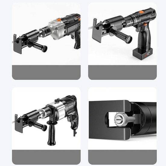 Turn Your Drill into a Power Saw – Electric Drill Saw Adapter with Multi-Blade Cutting