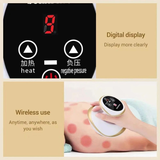 Sculpt, Relax & Detox Your Body – Electric Heated Gua Sha Massager with Suction Therapy