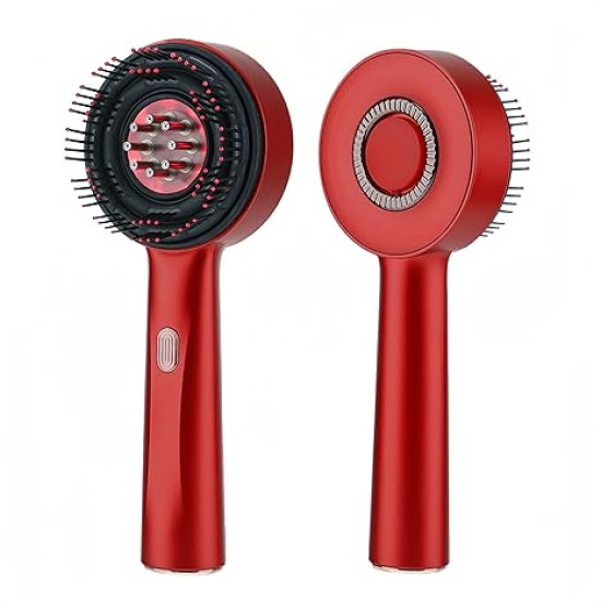 Red Light Therapy Electric Hair Brush With Oil Dispenser Red Light Therapy Electric Hair Brush With Oil Dispenser