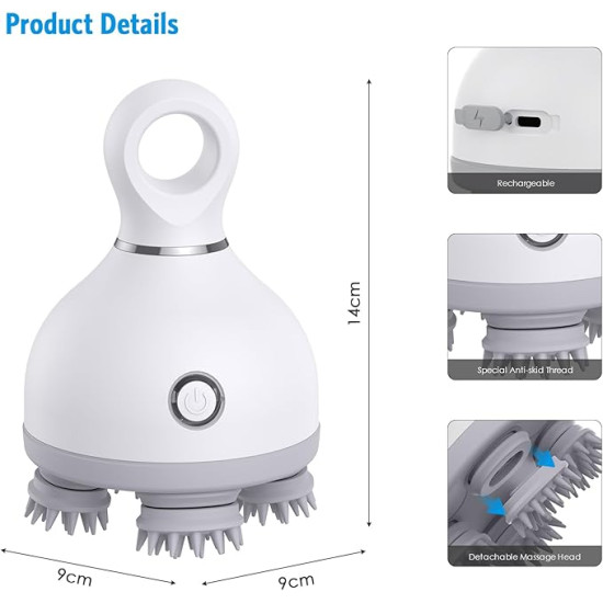 Relax & Stimulate Your Scalp – Electric Scalp Massager 