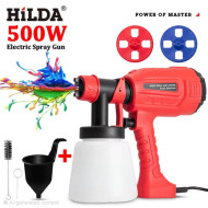 Electric Spray Gun Household Paint Sprayer Flow Control Easy Spraying Adjustable Nozzle for Furniture/Walls/Fences