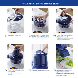 No More Manual Peeling, Save Time in the Kitchen – Electric Peeler Machine
