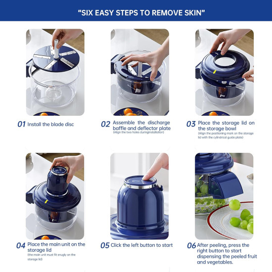 No More Manual Peeling, Save Time in the Kitchen – Electric Peeler Machine