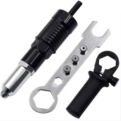 Turn Your Drill into a Rivet Gun – Professional Electric Rivet Adapter Kit