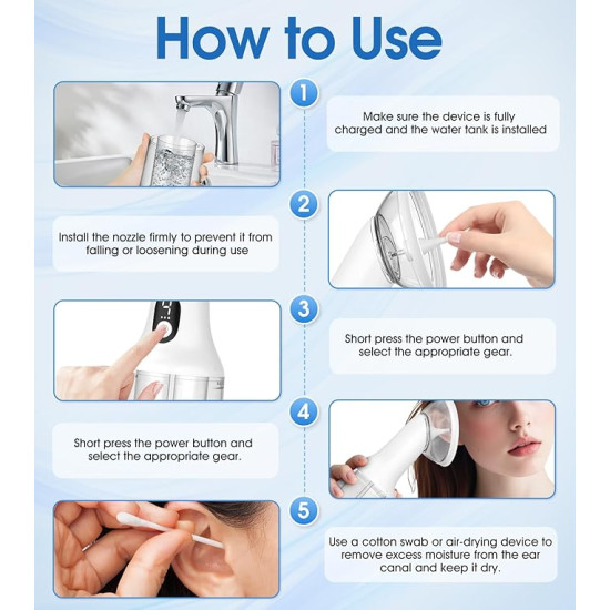 Electric Water Powered Ear Cleaner