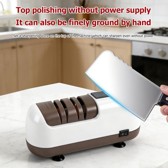 Sharp Knives Made Easy – Ergonomic Electric Knife Sharpener