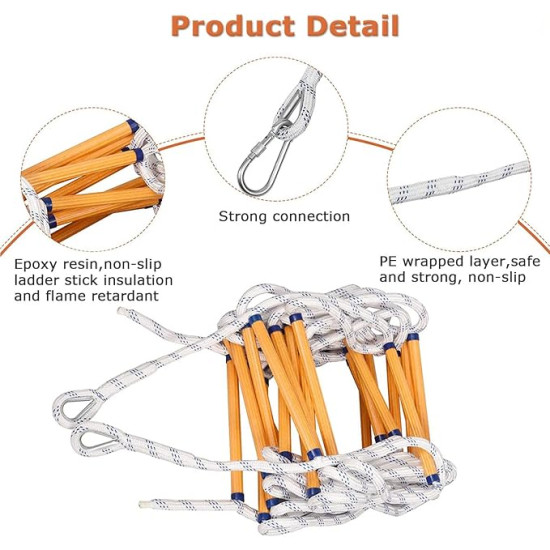 Fire Escape Rope Ladder (13ft)