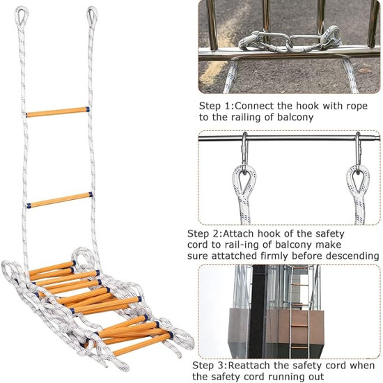 Fire Escape Rope Ladder (13ft)