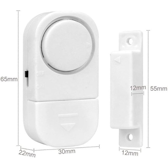 Magnetic Door and Window Security Entry Alarm Magnetic Door and Window Security Entry Alarm