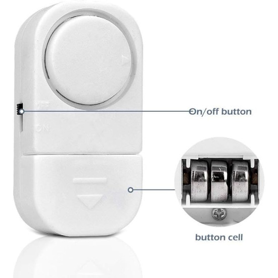 Magnetic Door and Window Security Entry Alarm Magnetic Door and Window Security Entry Alarm