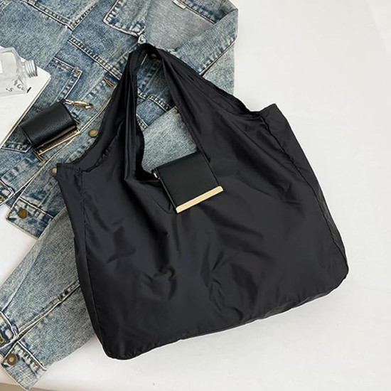 Foldable Tote Bag for Women – Lightweight Expandable Shopping Bag