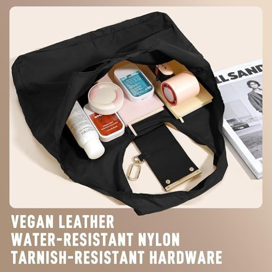 Foldable Tote Bag for Women – Lightweight Expandable Shopping Bag