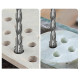 Drill Through Wood, Metal, Glass & Concrete with Ease – 9PCS Four-Edged Serrated Drill Bit Set (3+4+5+6+8+10+12+14+16mm)