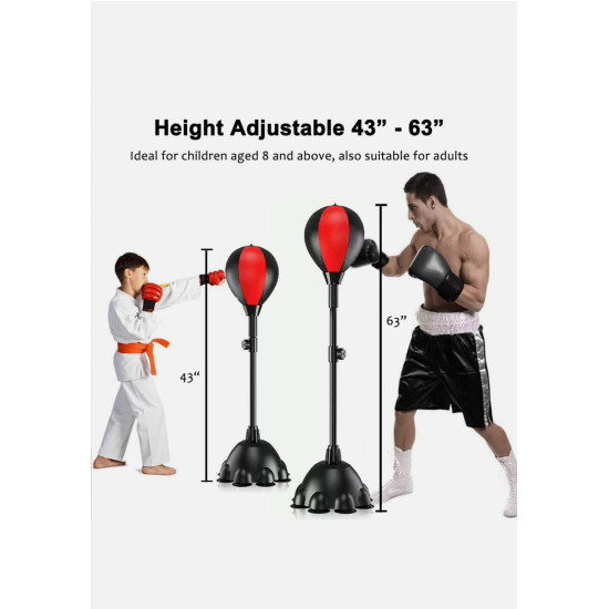 Freestanding Reflex Bag Adjustable Punching Bag Freestanding Reflex Bag Adjustable Punching Bag