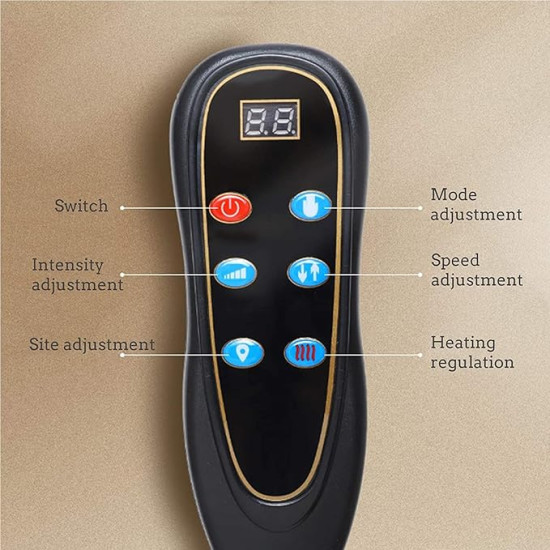 Relax Your Entire Body at Home, Relieve Back, Neck & Muscle Tension – Full Body Massage Mat with Heat & Shiatsu Neck Pillow