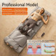Relax Your Entire Body at Home, Relieve Back, Neck & Muscle Tension – Full Body Massage Mat with Heat & Shiatsu Neck Pillow