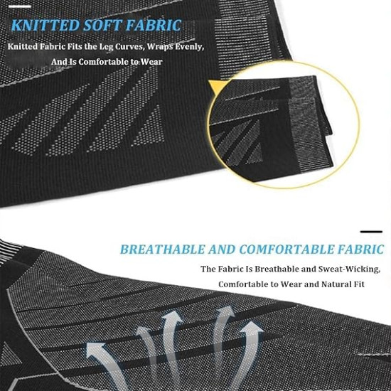 Relieve Knee Pain & Boost Support – Full Leg Compression Sleeves for Sports