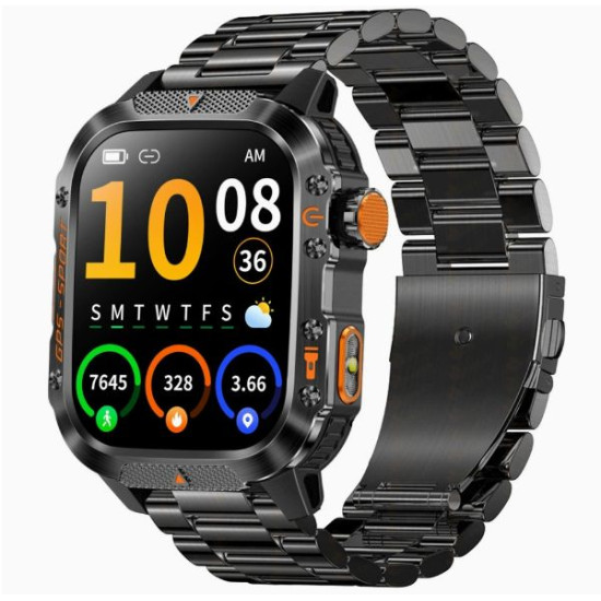 Built for Workouts & Everyday Life - Full Screen Intelligent IP68 Waterproof Men's Smartwatch
