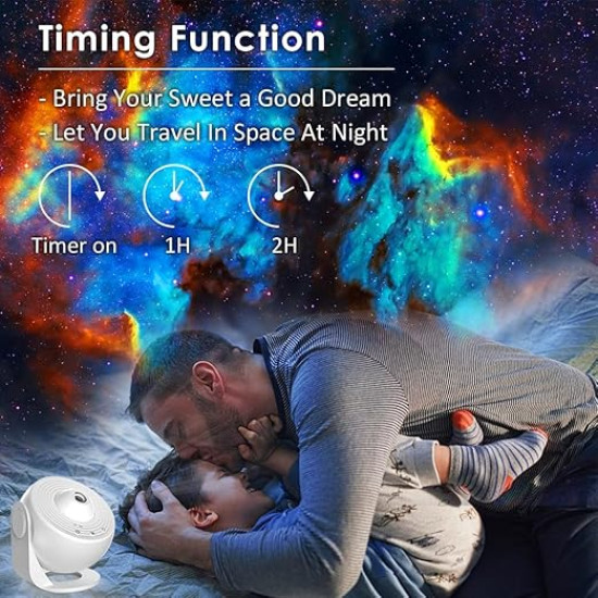 Turn Your Room into a Starry Galaxy – USB Atmosphere Projector Lamp