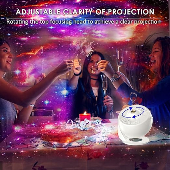 Turn Your Room into a Starry Galaxy – USB Atmosphere Projector Lamp