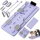 Get a Full-Body Workout at Home – Foldable Pilates Reformer with Resistance Bands & Timer