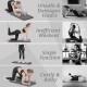 Get a Full-Body Workout at Home – Foldable Pilates Reformer with Resistance Bands & Timer