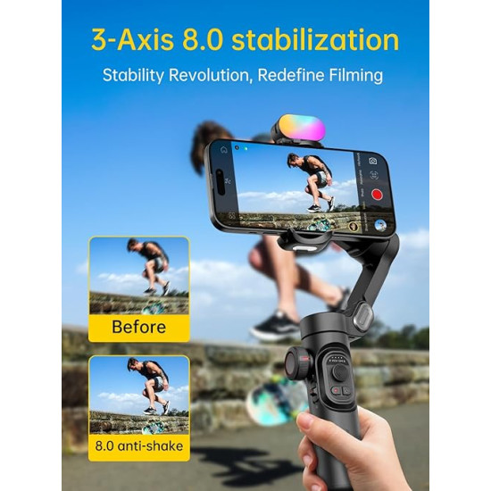 Gimbal Stabilizer for Phone (RGB Light Not Included)