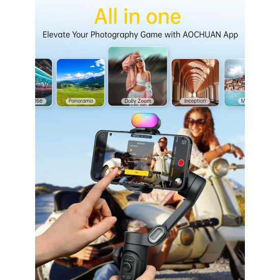 Gimbal Stabilizer for Phone (RGB Light Not Included)