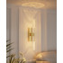 Gold Wall Sconce Rechargeable Wall Lighting (2pcs Set)