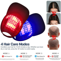 Red Light Therapy Hair Growth Cap – Thicker, Stronger Hair