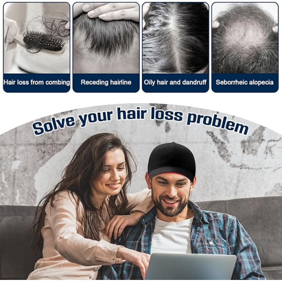 Red Light Therapy Hair Growth Cap – Thicker, Stronger Hair
