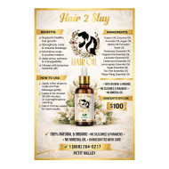 Essential Oil Hair Oils For Scalp Health and Hair Growth By HAIR 2 Stay