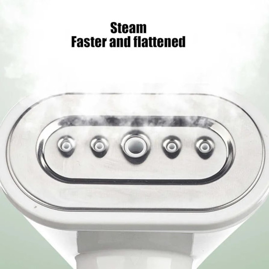 Handheld Garment Steamer Iron for Clothes Portable Fabric Wrinkles Remove - 600w Fast Heat Up, Strong Steam, Transparent Visual Water Tank, for Home, Office and Travel