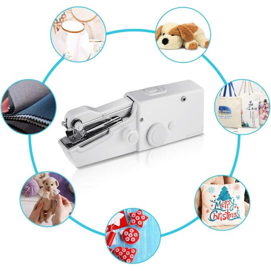 Handheld Sewing Machine – Portable Electric Sewing Tool for Quick Clothing & Fabric Repairs 