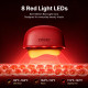 Heated Electric Gua Sha Facial Massager with Vibration & LED Red Light Therapy – Skin Firming Face & Neck Sculpting Tool 