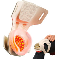Heated Knee Massager with Heat & Vibration for Knee Pain Relief – Cordless Joint Support Brace with 5 Massage Modes & 3 Heat Levels for Men & Women