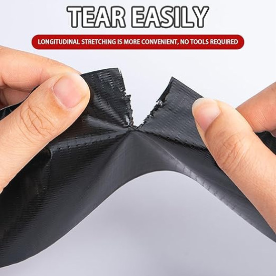 Heavy-Duty Black Leather Repair Tape for Sofas, Car Seats, Chairs & Furniture
