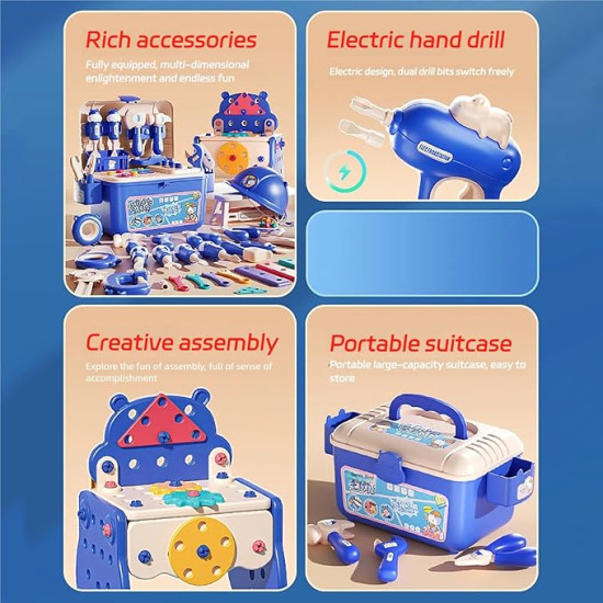 All in one Tool Hub DIY Montessori Tool Box Set (160PCS)