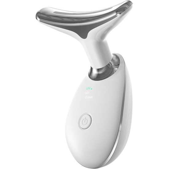 Infrared Red Blue LED Light Therapy Face and Neck Thermal Beauty Machine 