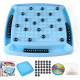 Interactive Magnetic Chess with 32 Rocks for Kids/Adults