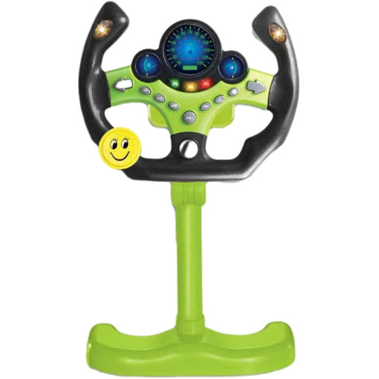 Interactive Steering Wheel Toy for Toddlers – Lights, Music & Driving Sounds Educational Car Toy