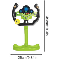 Interactive Steering Wheel Toy for Toddlers – Lights, Music & Driving Sounds Educational Car Toy