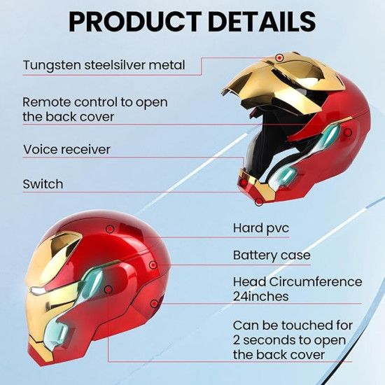 Iron-Man MK 50 1:1 Wearable Helmet