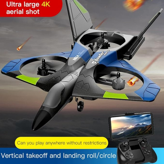 Stunt Fighter Jet RC Drone 4K Aerial Photography Stunt Fighter Jet RC Drone 4K Aerial Photography